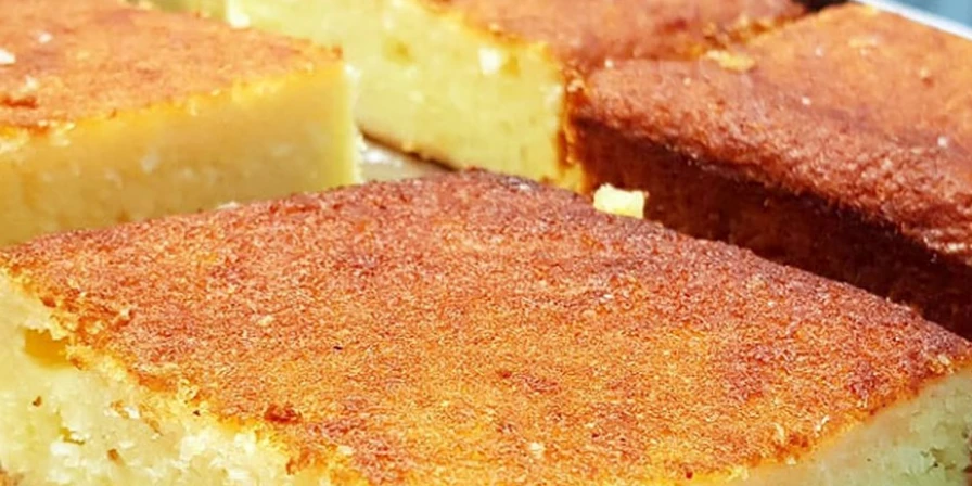Bolo de macaxeira.