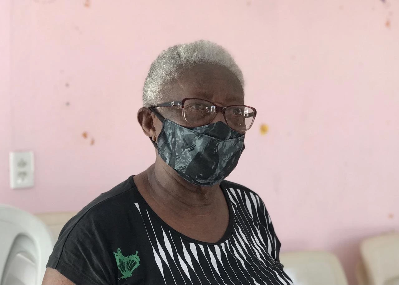 Dona Terezinha Martins, há 28 anos cuida da creche. Foto: Raunyr dos Santos / Imirante.com.