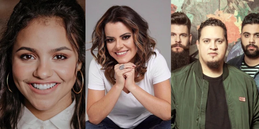 Julia Vitória, Ana Paula Valadão e banda Morada.