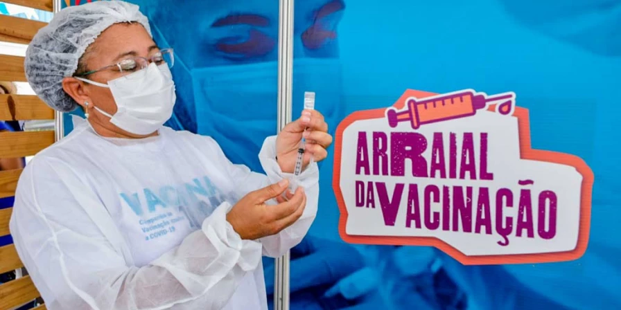 O horário de vacinação será entre 8h e 16h.