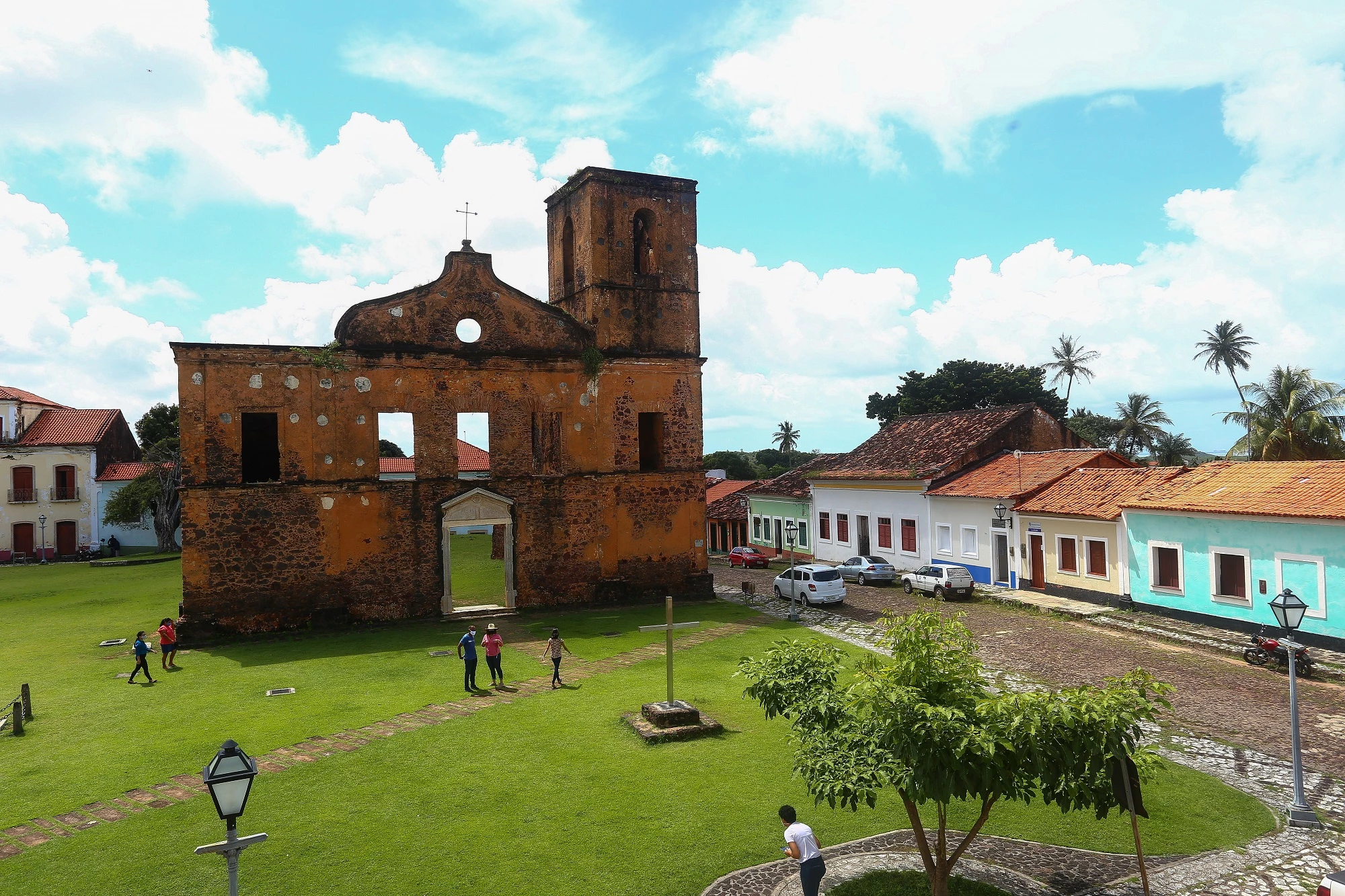 Praça da Matriz, em Alcântara. (Foto: Divulgação)