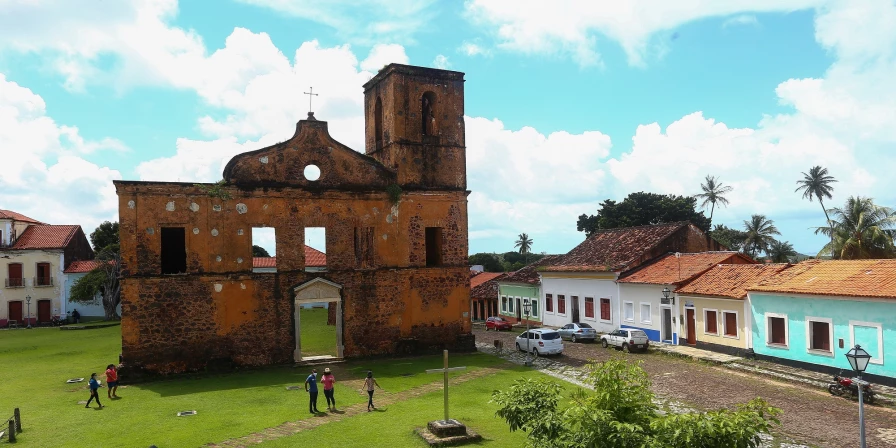 Cidade de Alcântara, no Maranhão.