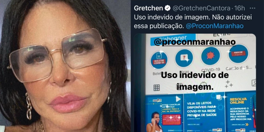Após a reclamação de Gretchen, o Procon-MA apagou a publicação do Instagram.