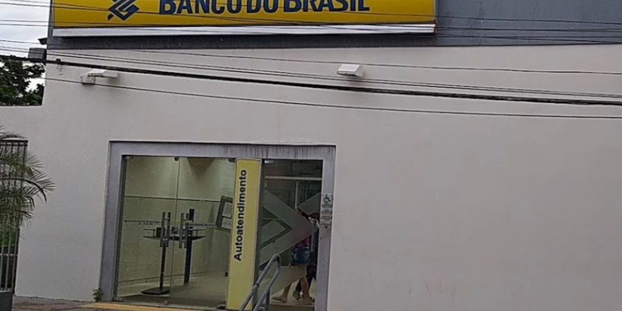 Agência do Banco do Brasil em Governador Nunes Freire.