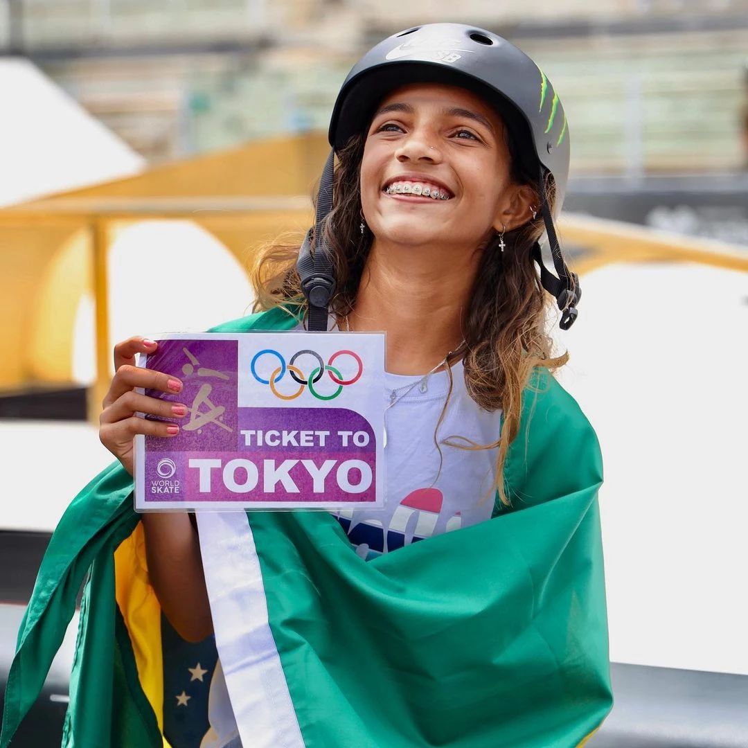 Rayssa é a brasileira mais jovem a disputar os jogos