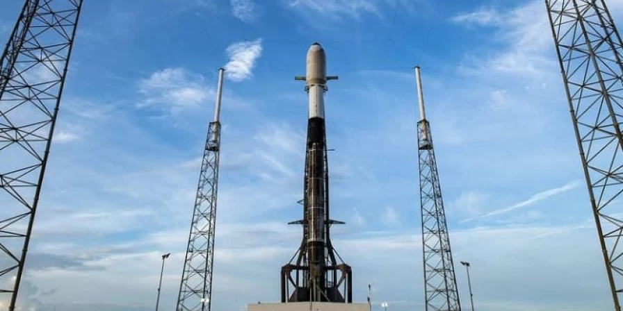 Foguete SpaceX Falcon 9 lançado ao espaço no dia 30 de junho, da Estação da Força Espacial de Cabo Canaveral, nos Estados Unidos.