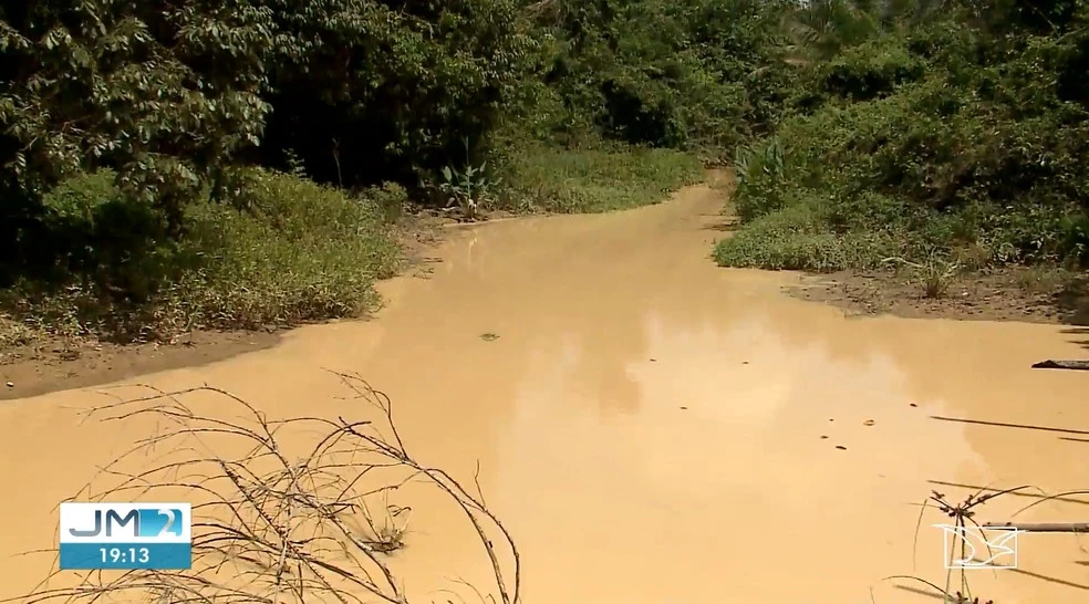 O mercúrio é altamente poluente quando está em contato com o solo e com rios. Foto: Reprodução/TV Mirante