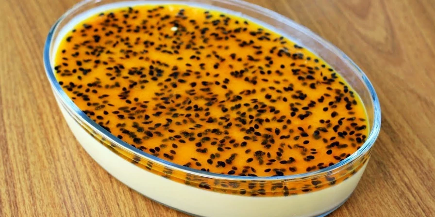 Mousse de maracujá simples