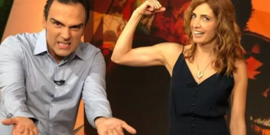 Poliana Abritta e Tadeu Schmidt.