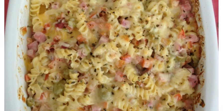 Macarrão pizza no microondas.