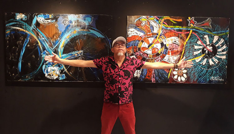 Betto Pereira celebrando 40 anos com exposição em São Luís. Foto: Divulgação/Facebook (Betto Pereira)