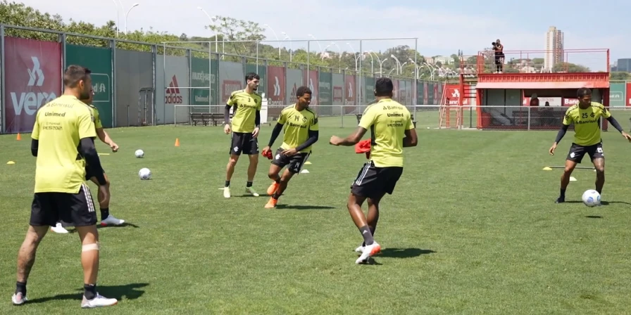 Treino do Internacional.