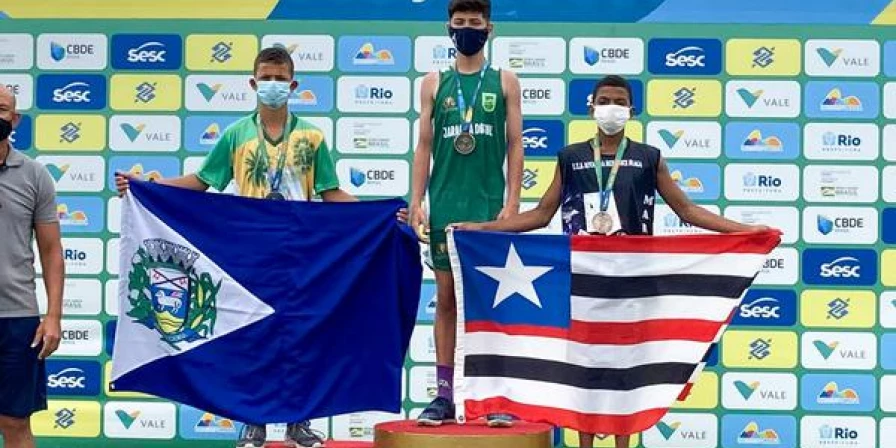 Wesley Joaquim conquista medalha de bronze nos JEBs 2021.
