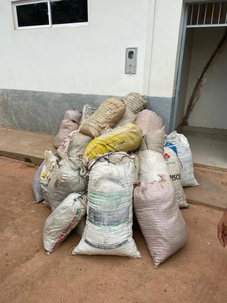 Maconha apreendida durante megaoperação. (Foto: Divulgação / Polícia Civil do Maranhão)