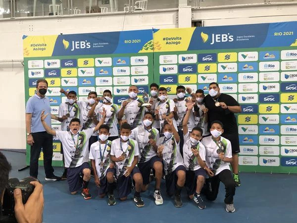 Maranhão conquistou o bronze com escola de Timon nos jogos (Crédito: Divulgação)