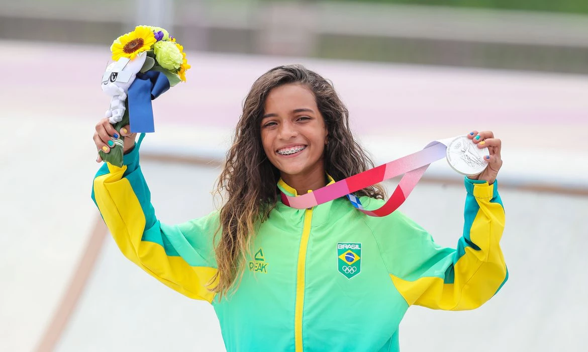 Rayssa Leal teve grande mudança na carreira após a conquista da Medalha nos Jogos de Tóquio (Crédito: Divulgação COB)