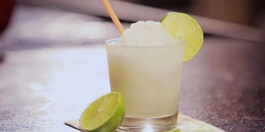 Caipirinha cremosa.