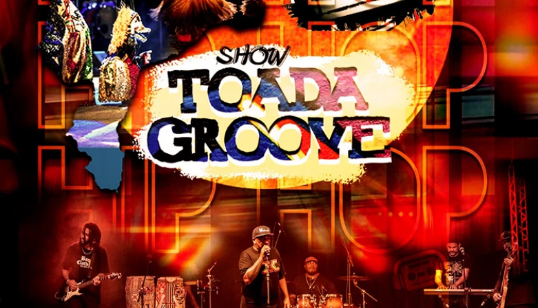 Preto Nando fazendo zoada com o projeto Toada Groove. Foto: Divulgação