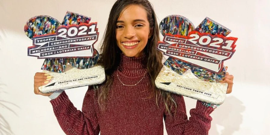 Fadinha conquistou dois prêmios no Cemporcento Skate