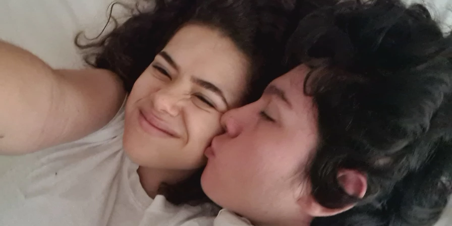 Maisa e Nicholas Arashiro.