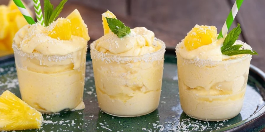 Receita de delicia de abacaxi.