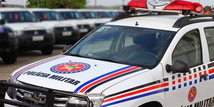 Os militares foram acionados para prender os suspeitos da saidinha bancária.