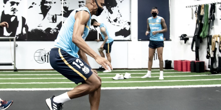 Treino do Santos.