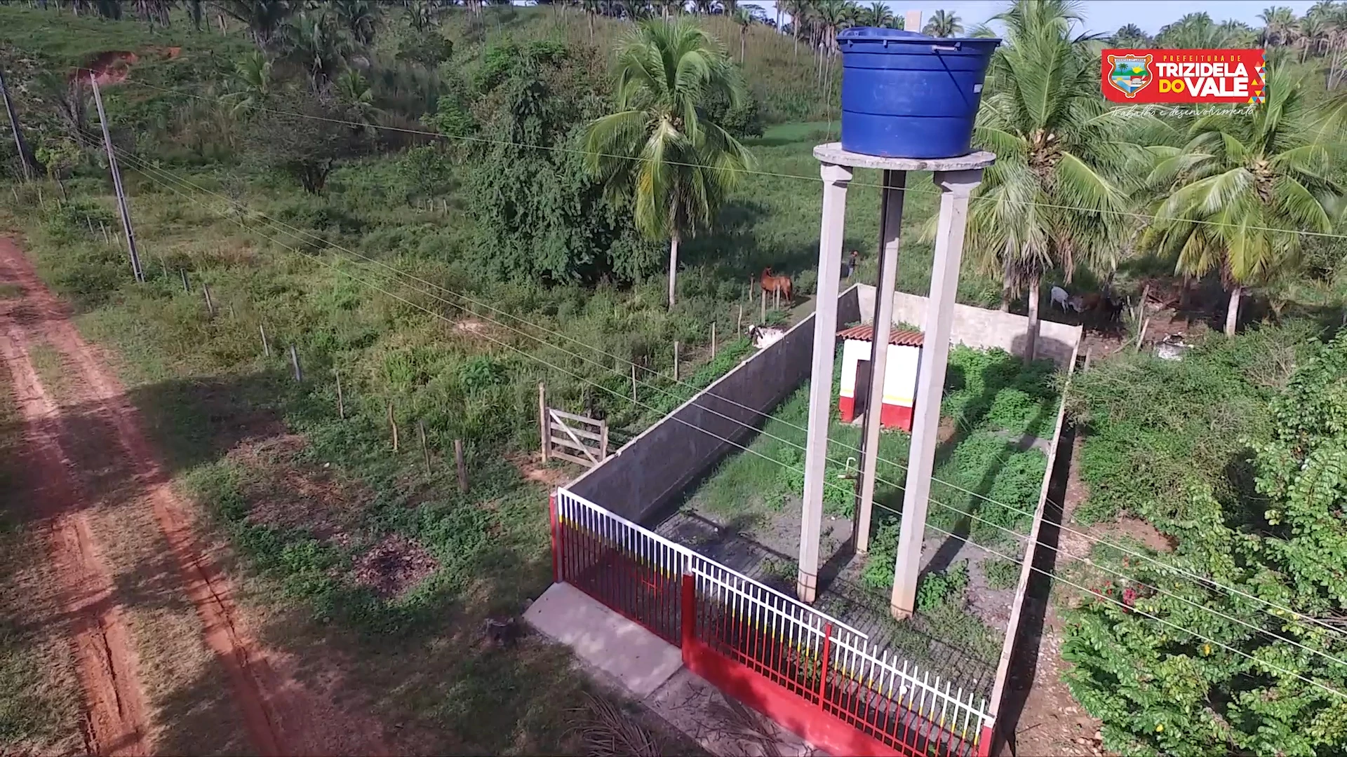 Sistema de abastecimento do povoado Cajazeiras. (Foto: Divulgação)