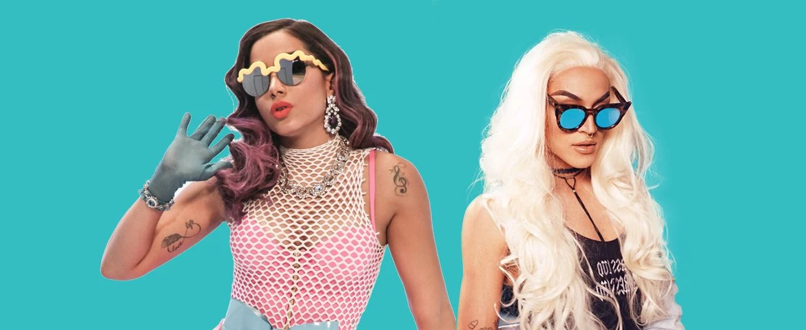 Anitta e Pabllo Vittar juntas no Coachella. (Foto: Divulgação)
