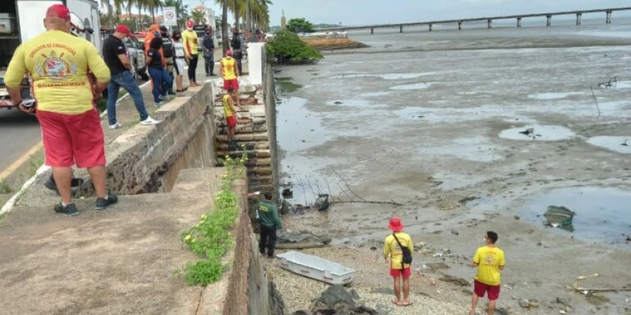 O corpo da vítima foi encontrado no rio Anil e resgatado pelos bombeiros militares