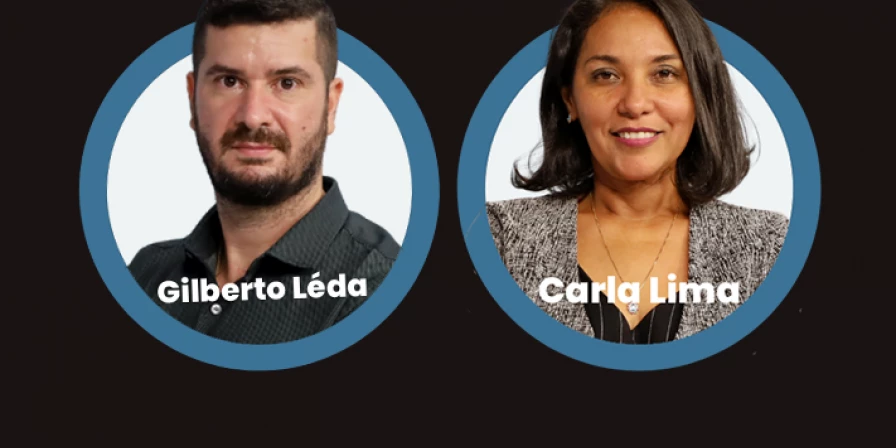 Gilberto Léda e Carla Lima estão na 65ª edição do Politicast