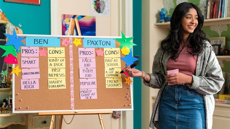 Cena da segunda temporada de 'Eu Nunca...'. (Foto: Reprodução / Netflix)