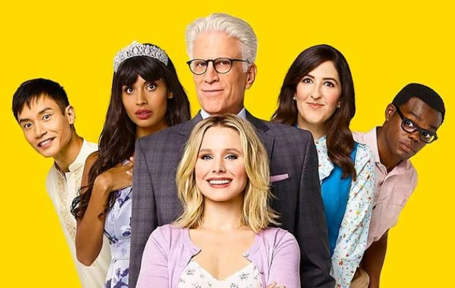 Pôster promocional da série 'The Good Place'. (Foto: Divulgação / Netflix)
