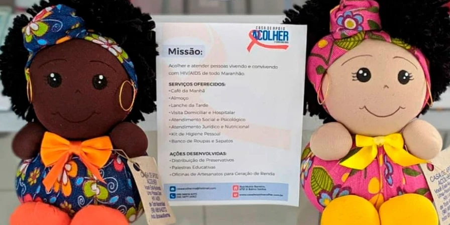 O projeto social, Casa Acolher vende bonecas para não fechar as portas.