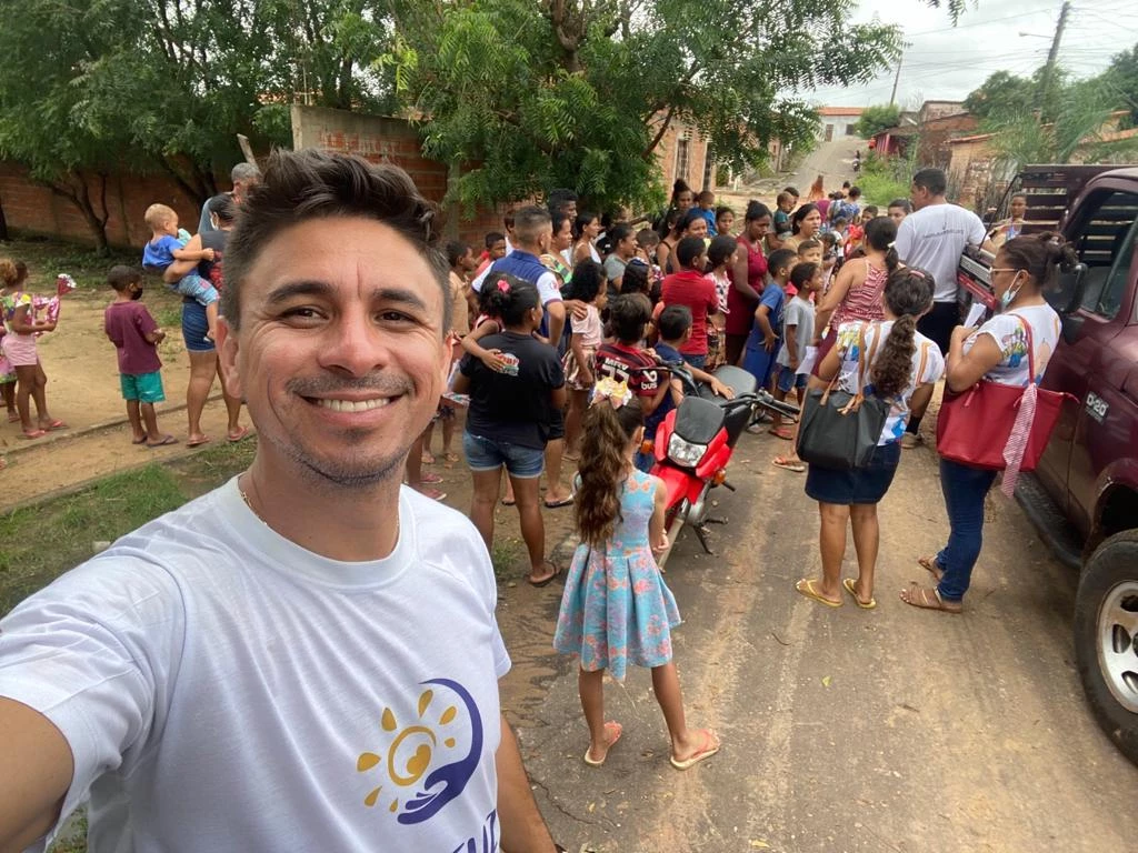 Projeto leva alegria a crianças carentes do Maranhão. Foto: Arquivo Pessoal.
