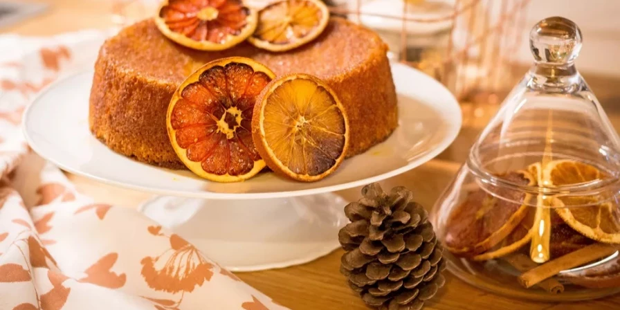 Bolo de laranja.