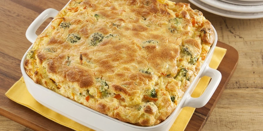 Suflê de legumes
