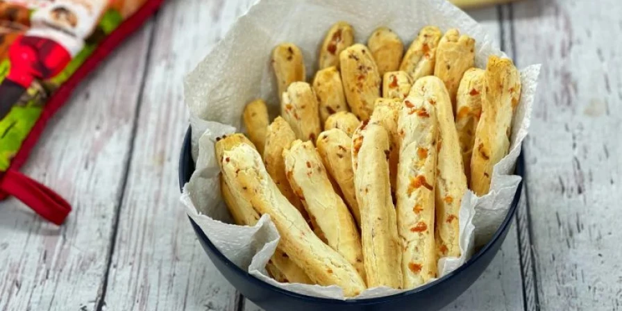 Palitinhos de queijo.