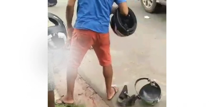 O acidente de trânsito ocorreu no Sítio Grande, em Paço do Lumiar.