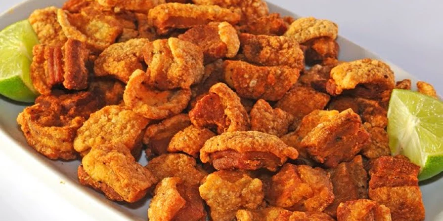 Torresmo pururuca