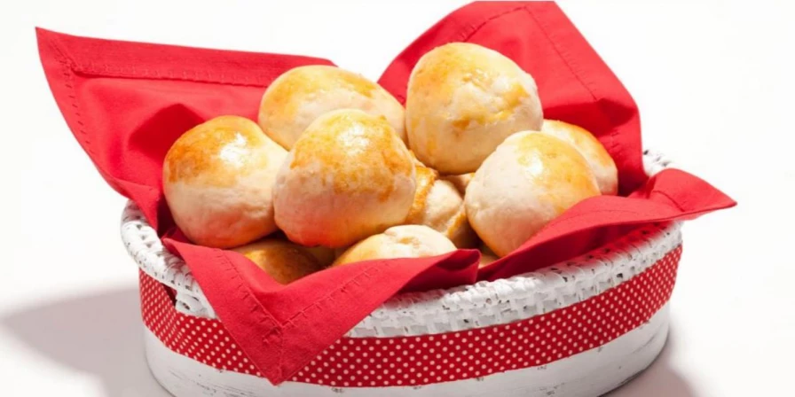 Receita de pão de minuto.