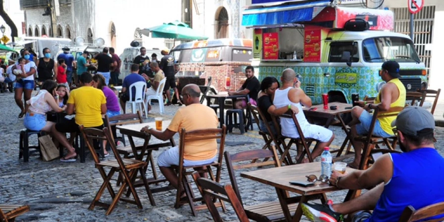 A Feirinha São Luís é um evento cultural e gastronômico e também uma das atrações turísticas.