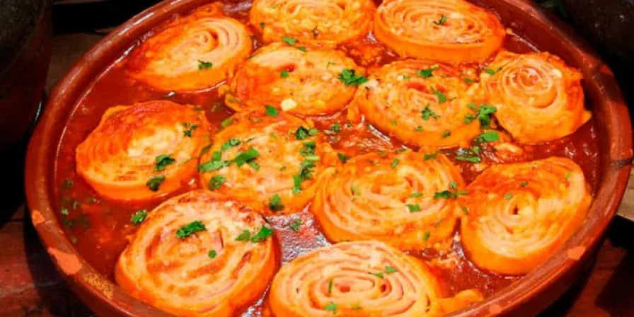 Rondelli com massa de pastel