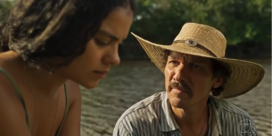 Muda (Bella Campos) irá pedir Tibério (Guito) matar uma pessoa (TM)