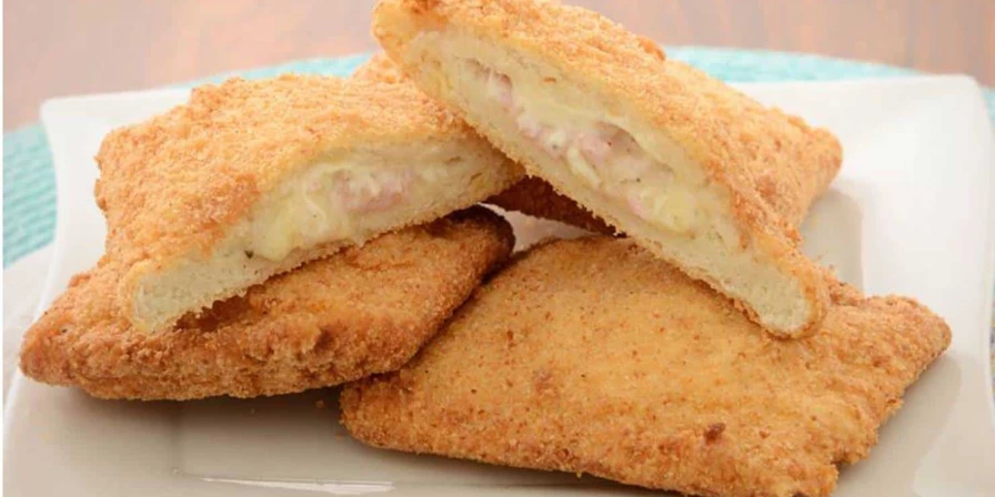 Pastel de pão de forma