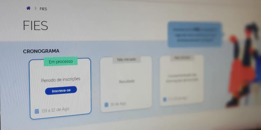 Os candidatos devem realizar as inscrições do processo seletivo exclusivamente pela internet.