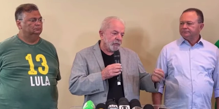 Lula concedeu coletiva ao lado de Flávio Dino e Carlos Brandão