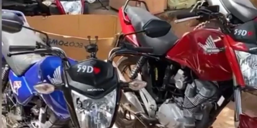 Ponto de desmanche de motos roubadas foi encontrado em Amarante do Maranhão.