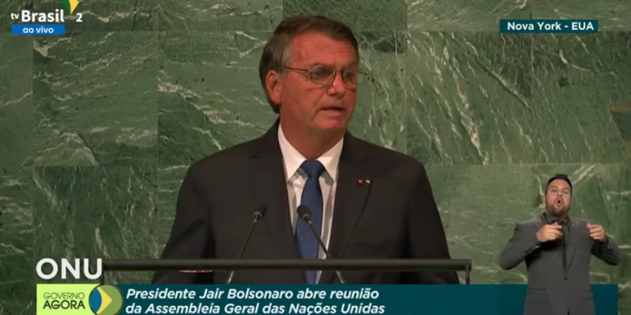 Bolsonaro abriu a sessão de debates da 77ª Assembleia Geral das Nações Unidas (ONU)