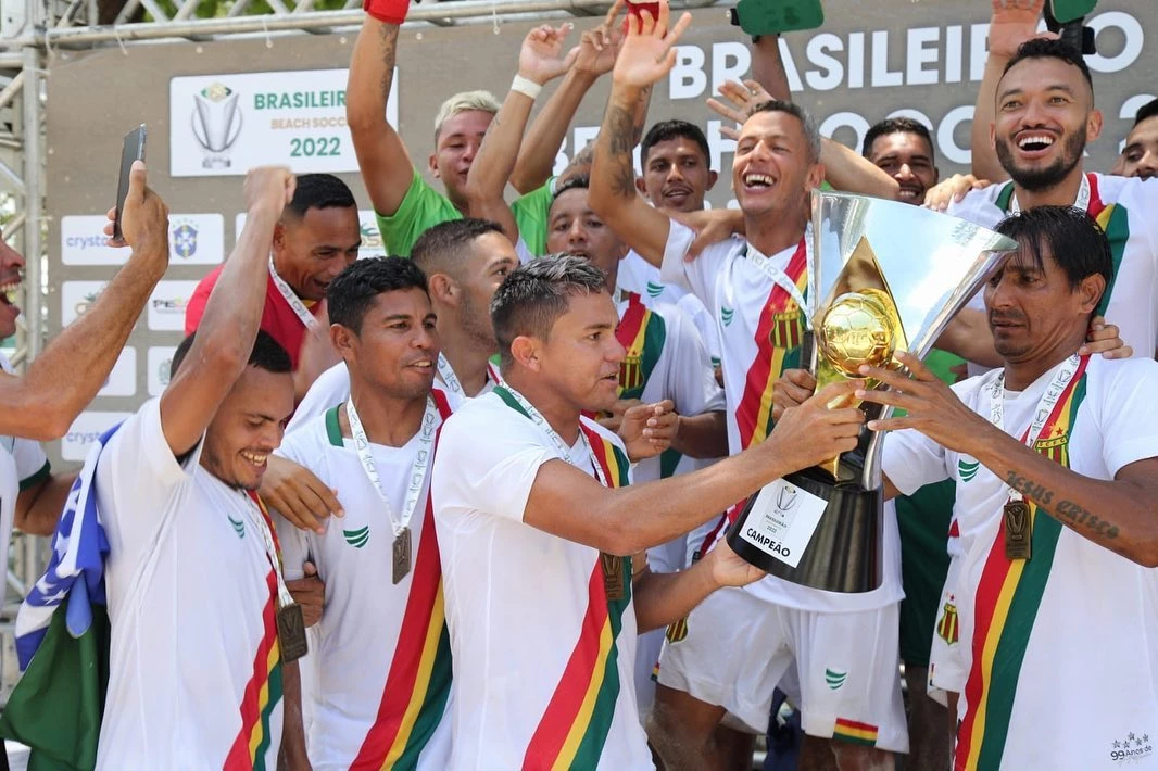 Campeonato Brasileiro de Clubes de Beach Soccer 2017 - Santos - Brasil -  06/01/2017 - 2º dia dos jogos, Sampaio Correa x Sport Recife - Foto:  Marcello Zambrana/AGIF (via AP Stock Photo - Alamy